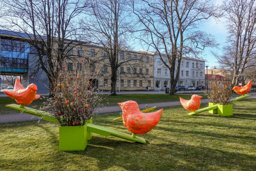 Lieldienu dekori Ventspilī