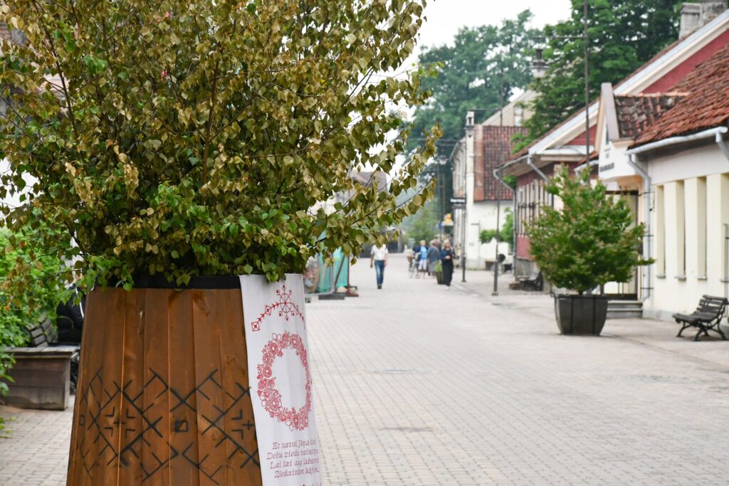 Svētku dekorācijas šogad Kuldīgā.
Autors: kuldiga.lv