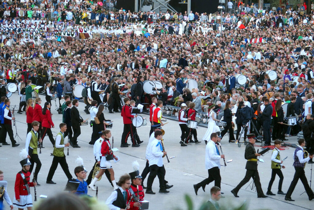 Muzicēja pūtēju orķestri.
Autors: Ingrīda Punka