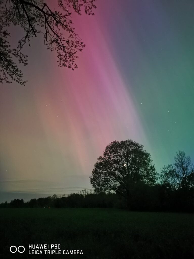 Ziemeļblāzmas deja Bauskā.
Autors: Paula Lipska