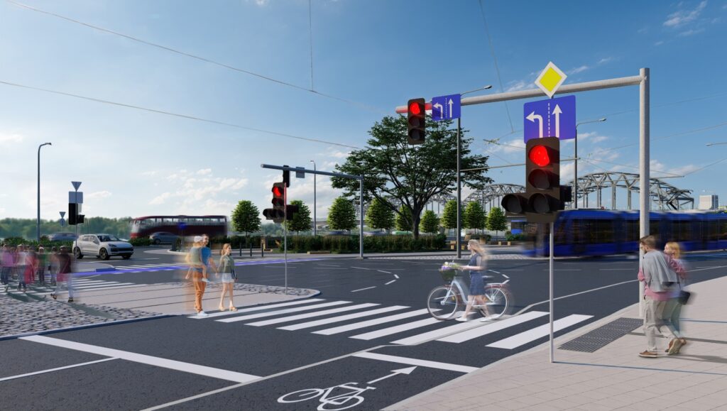 Vizualizācija Eiropas nozīmes dzelzceļa infrastruktūras projekta “Rail Baltica” integrēšanai Rīgas centra infrastruktūrā.
Autors:  Foto:Publicitātes