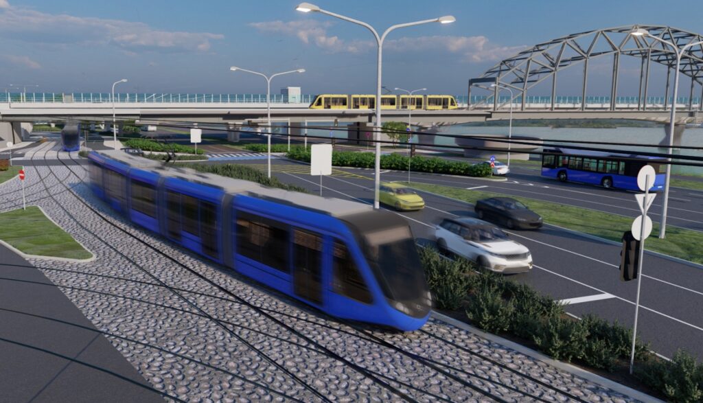 Vizualizācija Eiropas nozīmes dzelzceļa infrastruktūras projekta “Rail Baltica” integrēšanai Rīgas centra infrastruktūrā.
Autors:  Foto:Publicitātes