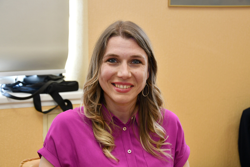 Vides un attīstības komitejas priekšsēdētāja Laine Baha.
Autors: Ivars Bogdanovs