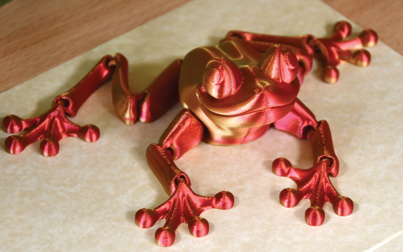 Pati laikmetīgākā – radīta ar 3D printera palīdzību.
Autors: Foto – Ivars Bogdanovs